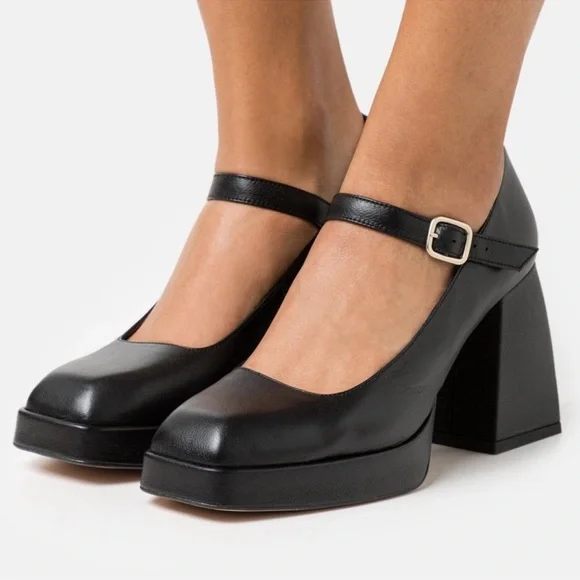 Anthropologie Angel Alarcon Ankle-Strap Heels Sz. 38 - Picture 3 of 14